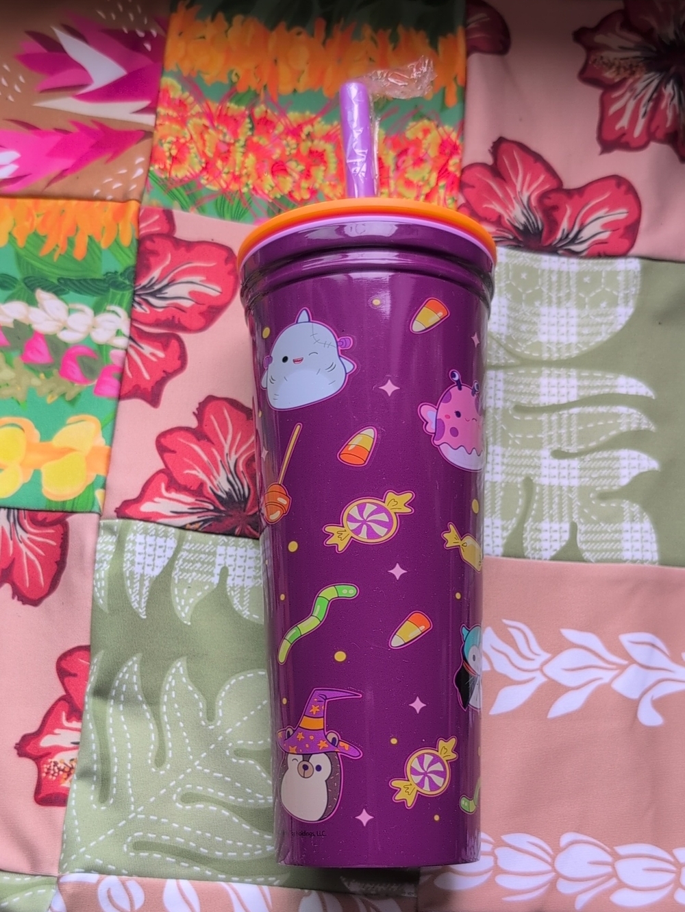 NWT Zak! 🎃 Squishmello spooky themed tumbler cup